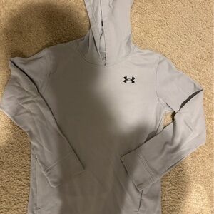 Under Armour Light Gray Hoodie YL